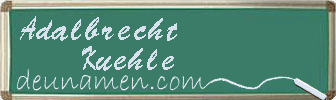 Adalbrecht Kuehle Visitenkarte